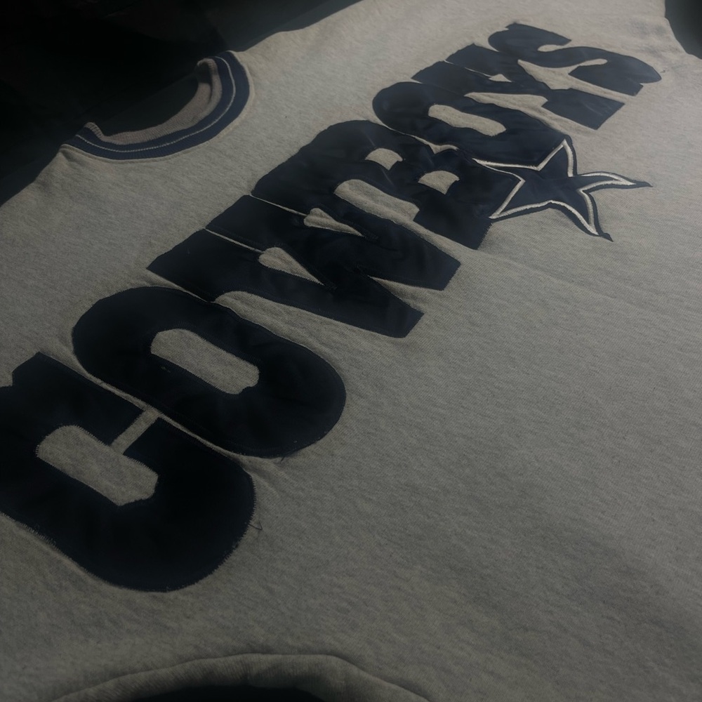 Cowboys Gray Crewneck Sweater